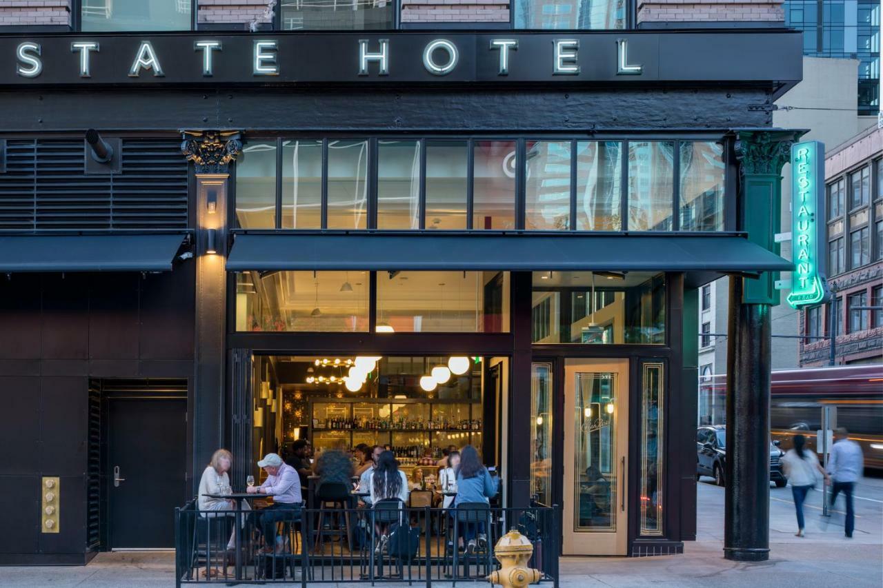 The State Hotel シアトル エクステリア 写真