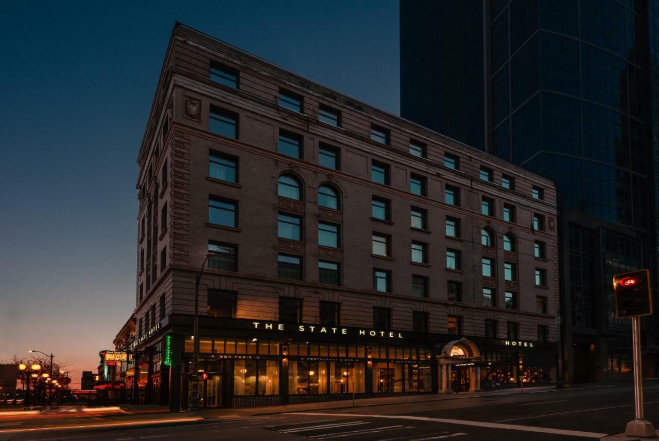 The State Hotel シアトル エクステリア 写真
